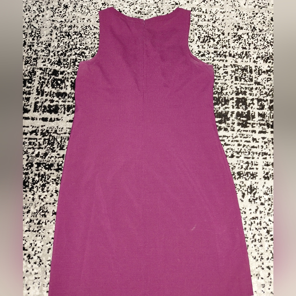 💖 Banana Republic Raspberry Ruffle Front Sheath Dress - Size 8 💖 - Picture 15 of 16